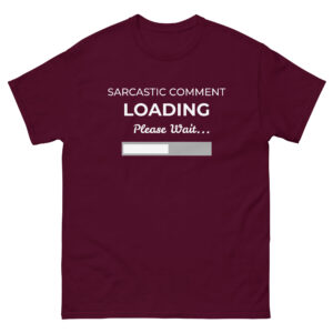 Klassisches Herren-T-Shirt “Sarcastic Comment”